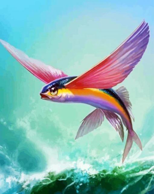 Fly Fish Art paint by numbers