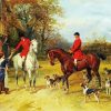 Fox Hunting Art paint by numbers