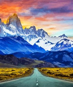 Patagonia Argentina paint by numbers