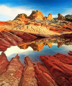 Southwest Desert Scene paint by numbers