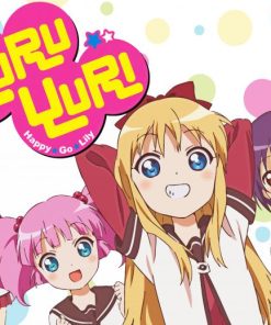 Yuru Yuri Manga Anime paint by numbers