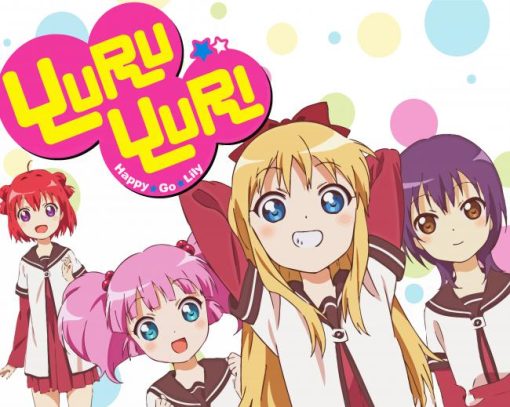 Yuru Yuri Manga Anime paint by numbers