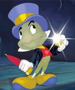 Jiminy Cricket Art paint by numbers