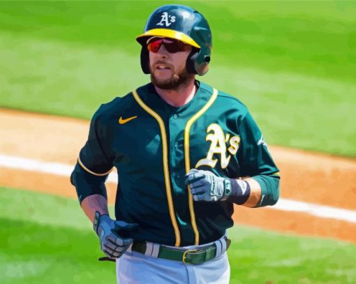 Jed Lowrie paint by numbers