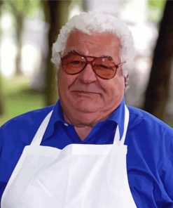 Antonio Carluccio Italian Chef paint by numbers