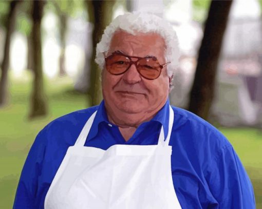 Antonio Carluccio Italian Chef paint by numbers