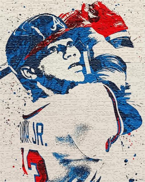 Atlanta Braves Ronald Acuna paint by numbers