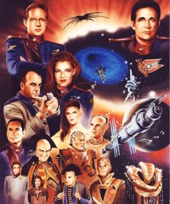 Babylon 5 Art paint by numbers