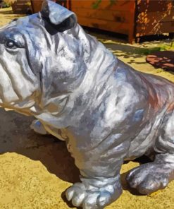 Bill Dog Sculpture Animal paint by numbers