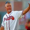 Chipper Jones Baseballer paint by numbers