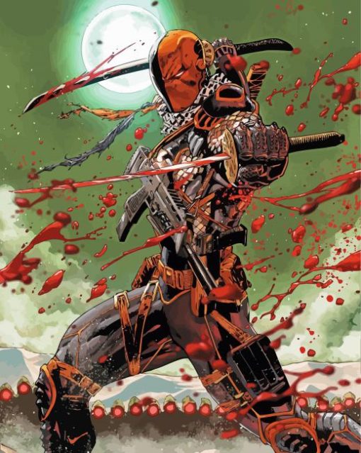 Deathstroke paint by numbers