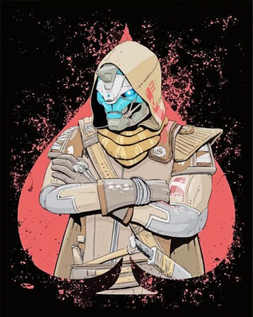 Destiny Cayde 6 paint by numbers