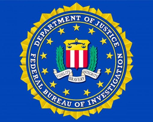 FBI Logo USA paint by numbers