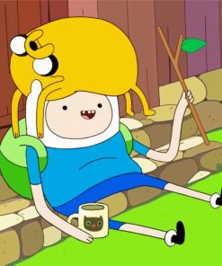 Finn And Jake paint by numbers