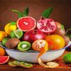 Fruit In Bowl paint by numbers