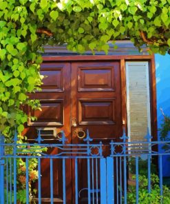 Green Vines Plants paint by numbers