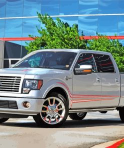 Grey Harley Davidson Truck paint by numbers