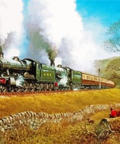 Gwr Train Art paint by numbers