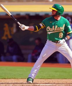 Jed Lowrie American Player paint by numbers