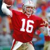 Joe Montana paint by numbers