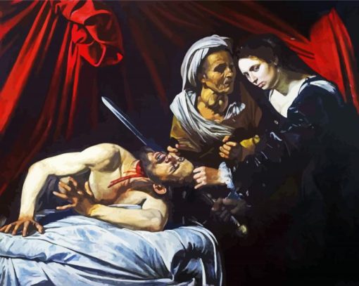 Judith Beheading Holofernes paint by numbers