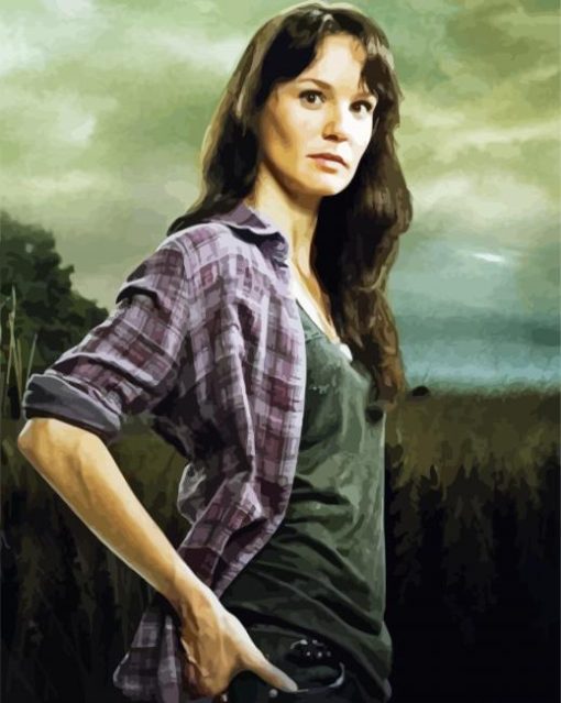 Lori Grimes Character paint by numbers