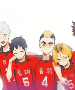 Nekoma High School Team paint by numbers