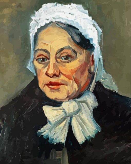 Old Lady Art paint by numbers