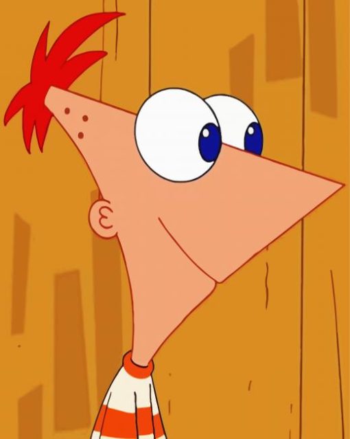 Phineas Flynn paint by numbers