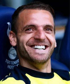 Roberto Soldado Smiling paint by numbers