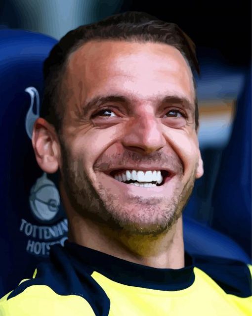 Roberto Soldado Smiling paint by numbers