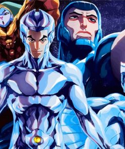 SilverHawks Art paint by numbers