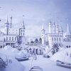 Snowy Palace paint by numbers