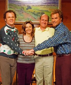 Step Brothers Family In Christmas paint by numbers