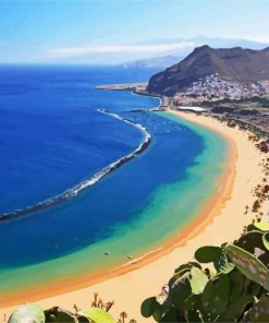 Tenerife Beach paint by numbers