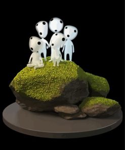 The Kodama Spirits paint by numbers