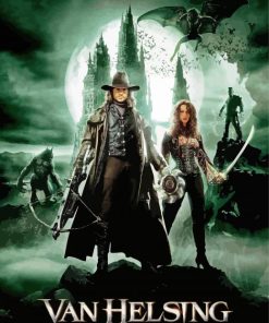 Van Helsing Horror Movie Poster paint by numbers