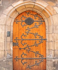 Beautiful Castle Doors paint by numbers