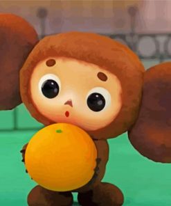 Cheburashka Character paint by numbers