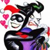 Cute Mad Lover Joker paint by numbers