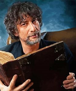 Neil Gaiman paint by numbers