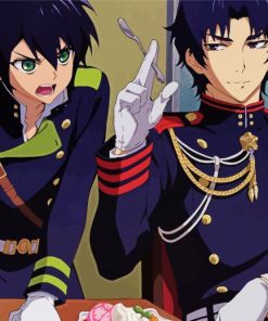 Owari No Seraph Poslednii Serafim paint by numbers