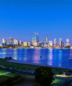 South Perth City paint by numbers