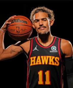 The Basketball Player Trae Young paint by numbers