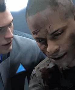 Video Game Detroit Become Human paint by numbers