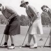 Vintage Women Playing Golf paint by numbers