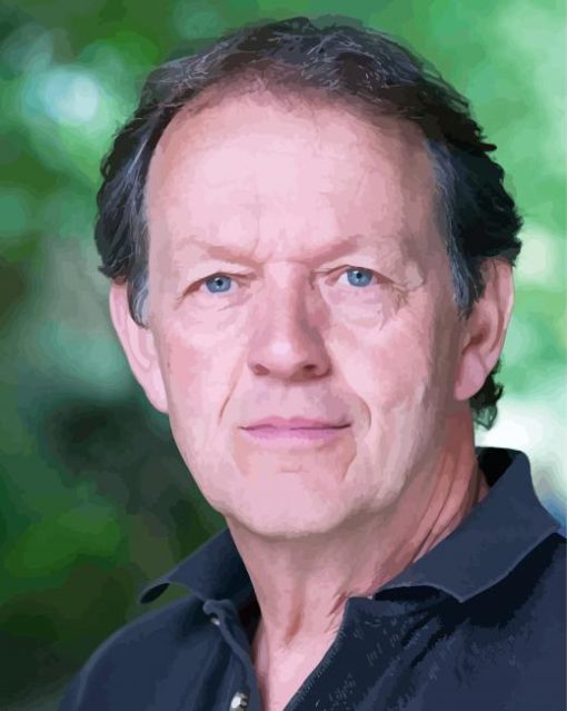 Actor Kevin Whately paint by numbers