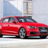 Audi A3 Red Car paint by numbers