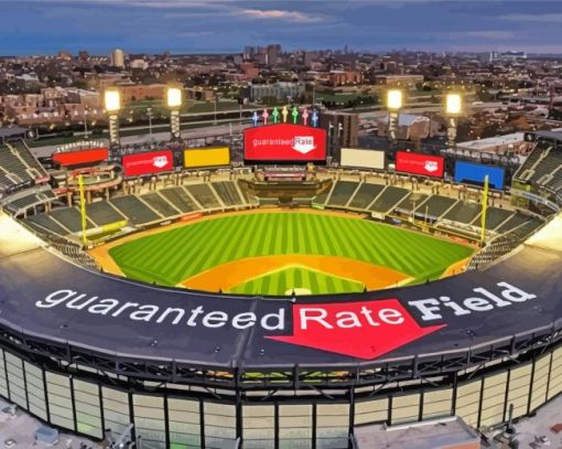 Guaranteed Rate Field paint by numbers