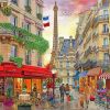 Paris City By David Maclean paint by numbers